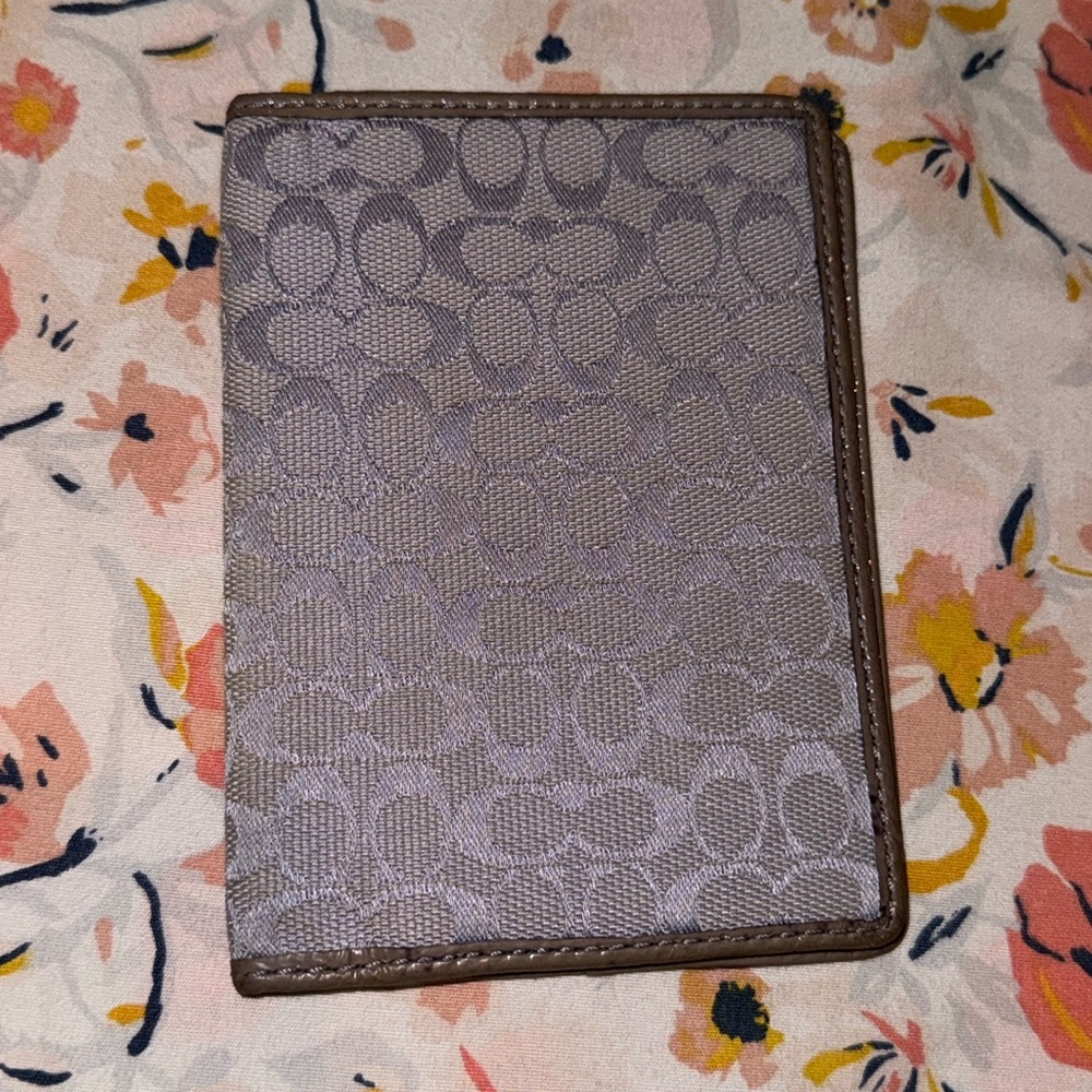 Coach Passport Holder